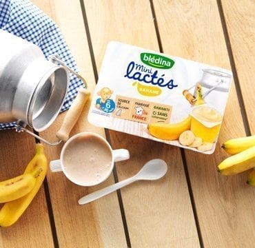 Yaourts Banane Pour Bebe Mini Lactes Des 6 Mois Bledina