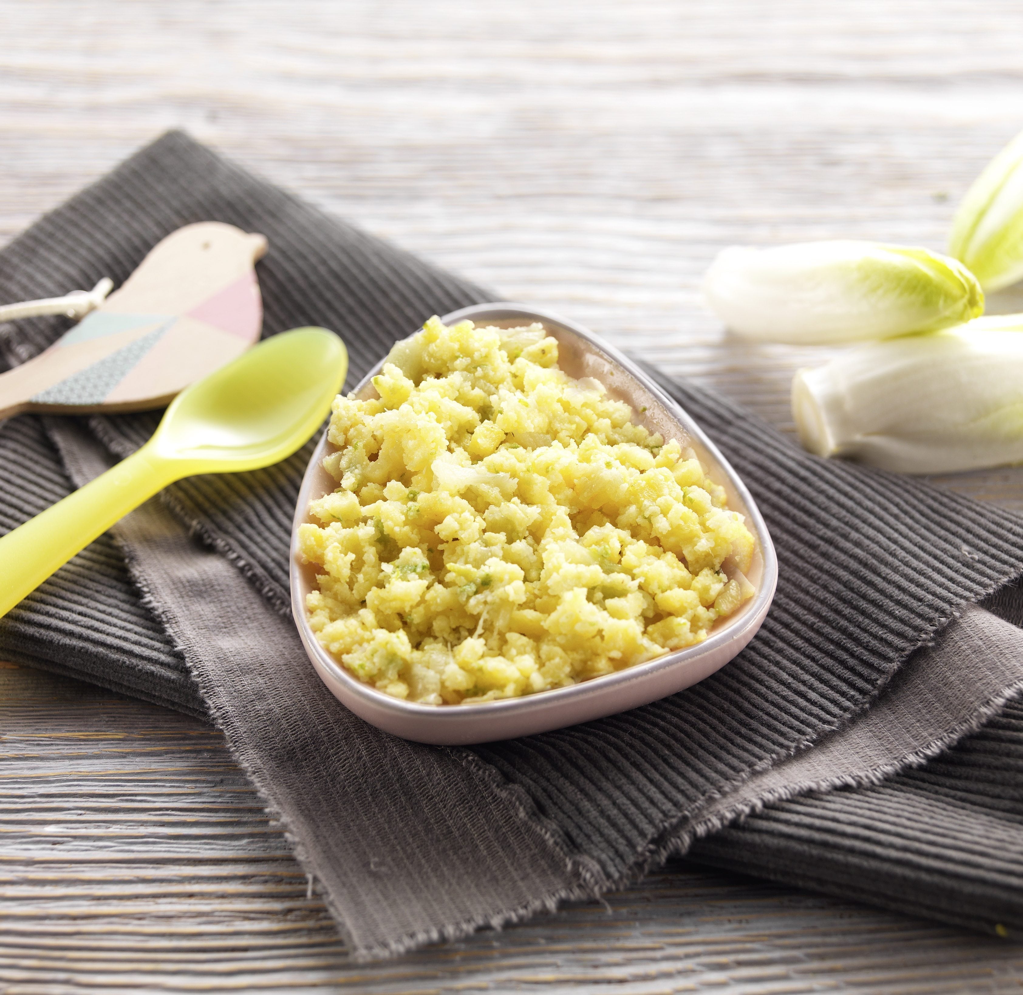 Recette Bebe 12 Mois Polenta Au Fromage Et Endive Bledina