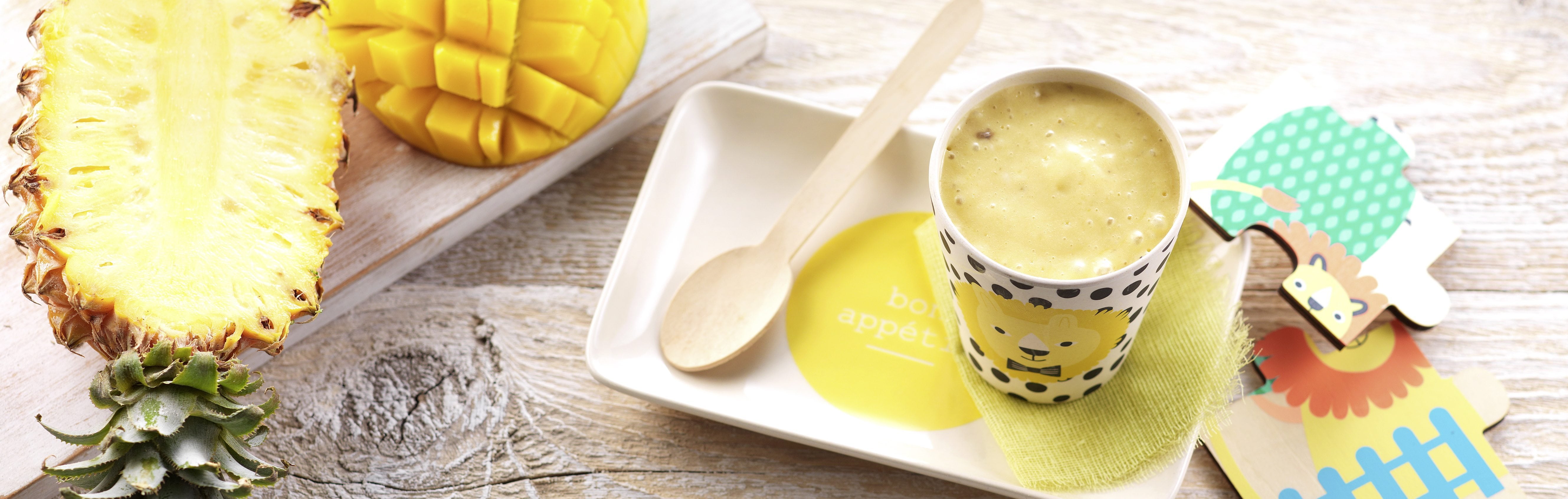 Recette Bebe 12 Mois Smoothie Ananas Mangue Bledina