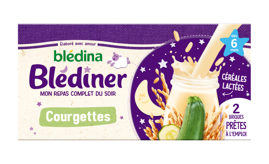 Blediner Briques Courgettes Pour Bebe Des 6 Mois Bledina