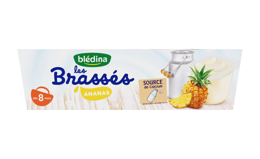 Yaourts Ananas Pour Bebe Les Brasses Des 8 Mois Bledina