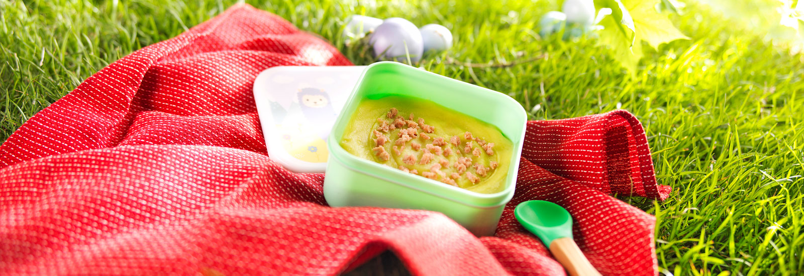 581 LUNCH BOX ETE FONDUE DE VEAU AUX COURGETTES RECETTE 6 MOIS