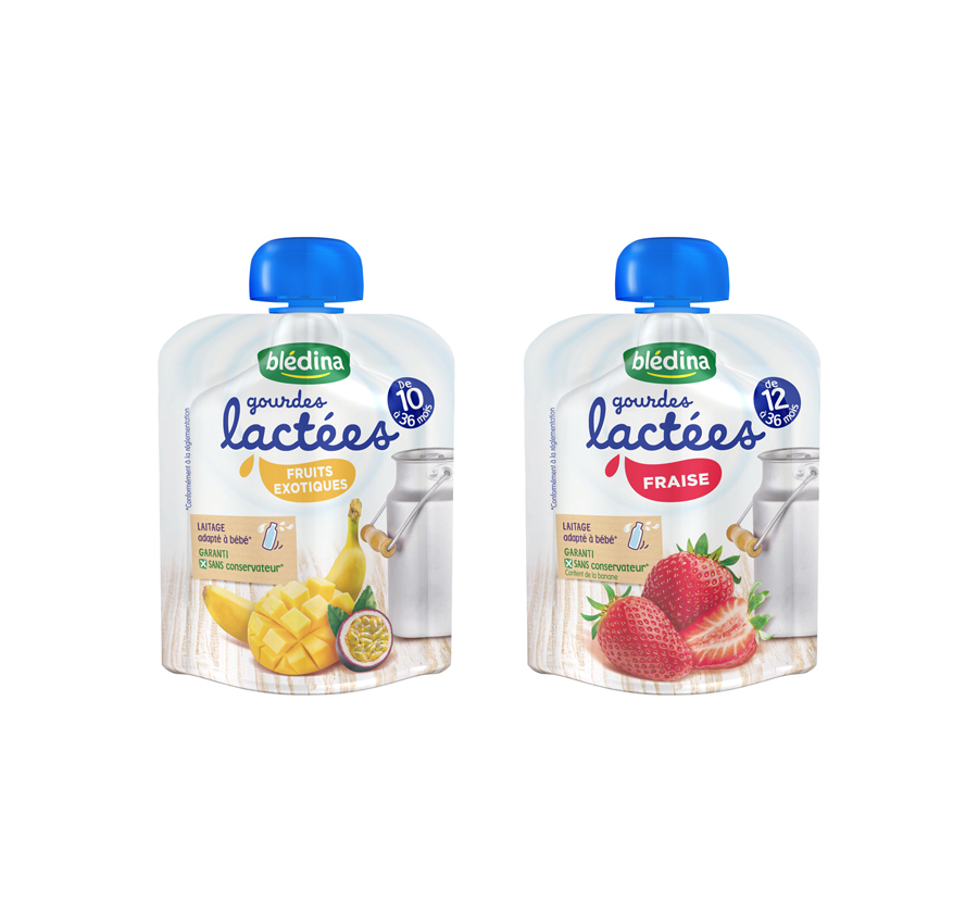 Gourdes Lactees Pour Bebe Dessert Lacte Bledina