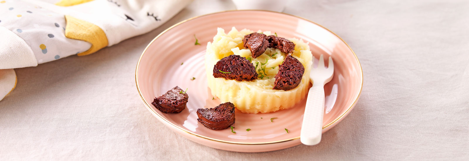 Recette Bebe 36 Mois Boudin Noir Et Puree Bledina