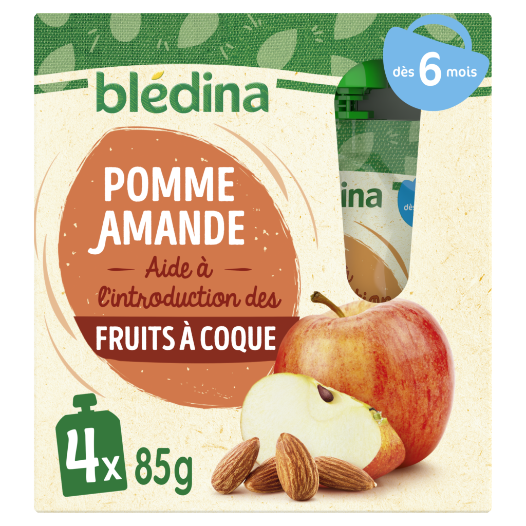 1 gourde  Pomme Amande 4x85G