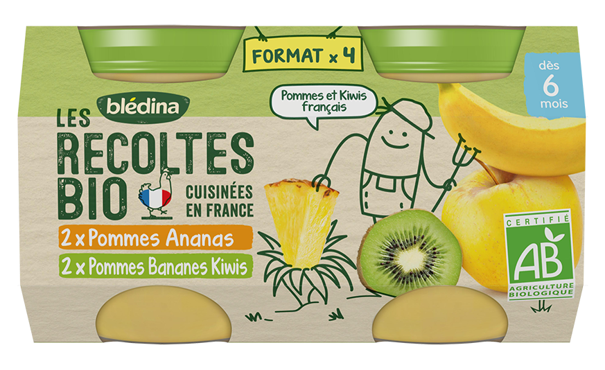 2 pommes bananes 2 pommes ananas