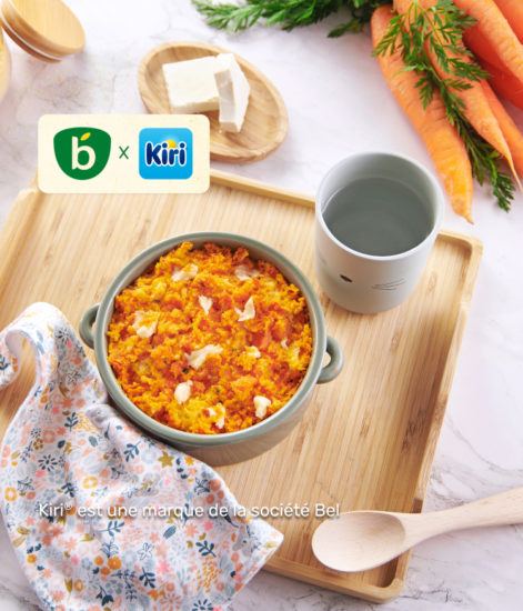 Terrine de poisson au fromage Kiri® et carotte