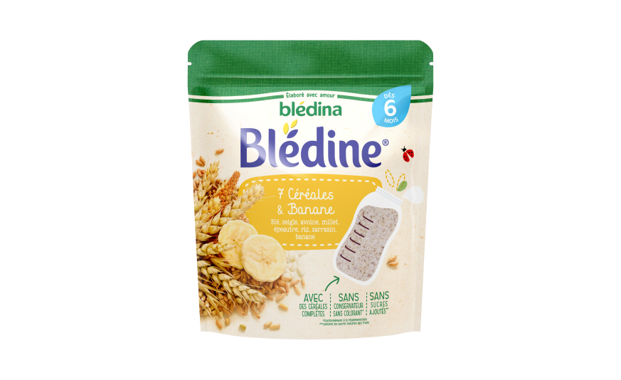 Bledine 0g 7 Cereales Banane Des 6 Mois Bledina 1x0g Shoptimise